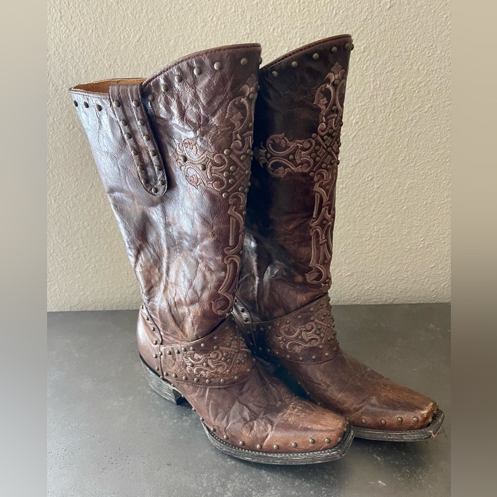 Old Gringo Studded Leather Boots